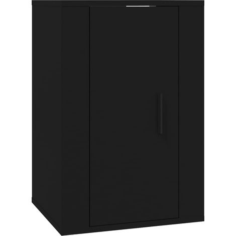 Mobile TV multimediale scaffale per televisione televisione buffet sala da pranzo soggiorno camera da letto a parete 40 x 34,5 x 60 cm nero 020027773