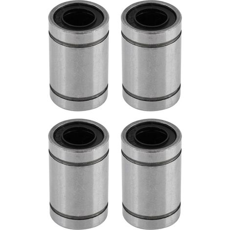 10 pièces roulements linéaires à billes LM8UU 8mm pour tige 8mm, imprimante 3D et CNC (1/5)