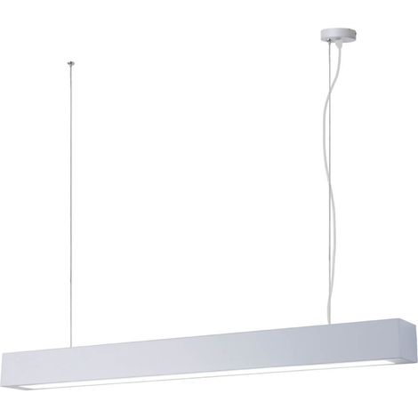 Lampada a sospensione Ibros bianca 93cm LED 24W CCT