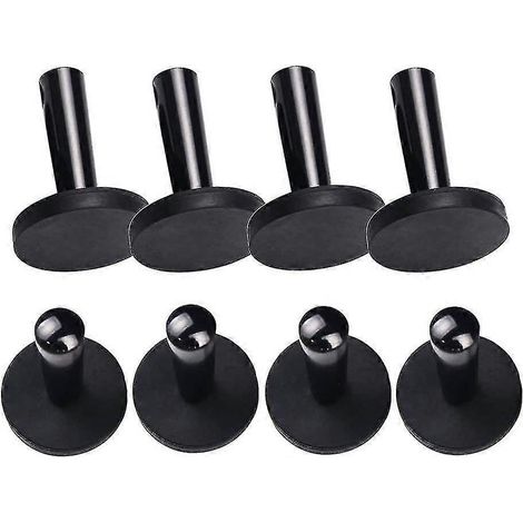 Cisea Lot de 8 aimants de fixation ultra-résistants pour véhicules, adhésifs vinyle, covering et loisirs créatifs (noir) (1/5)