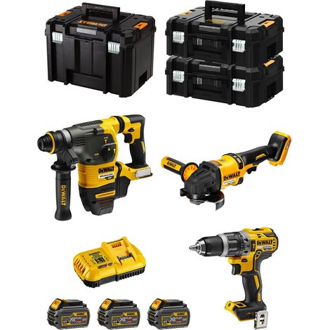 DeWALT Kit FVK381T3-QW 54V/18V (DCH333 + DCD796 + DCG418 + 3 x 6,0 Ah + DCB118 + 2 x TSTAK II + TSTAK VI) (1/5)