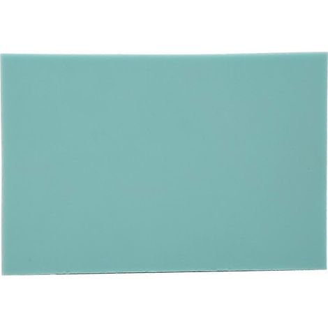 Bloc de gravure fin en caoutchouc gélifié pour tampons en caoutchouc faits main, vert menthe (1/4)