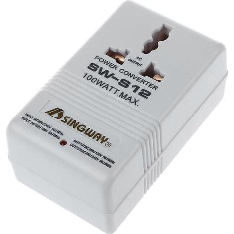 Transformateur élévateur et descendant 100W 110V/120V à 220V/240V Resa (FMY) blanc