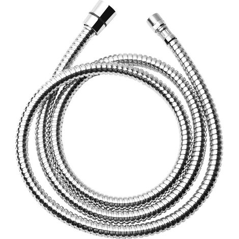 Tubo flessibile per rubinetti da cucina in acciaio 150 cm con bocca estraibile