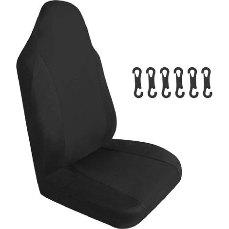 Housse de Siege Voiture, Léger Protection Siège Auto Amovible Universelle avec 6 Crochets, Antidérapant Protecteur de Siège, Lavable et Facile à Installer, Protection pour Sièges de Voiture (1/5)