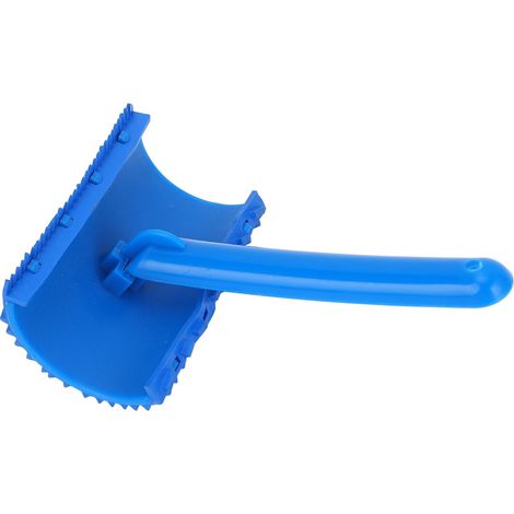 Farbroller mit Griff in blauer Gummibaum-Holzmaserungsoptik – DIY-Wanddekorationswerkzeug (1/5)
