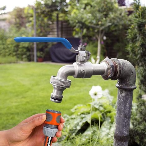1/2'' Pouce Robinet Exterieur Jardin en Laiton, Robinet Exterieur Antigel de Qualité Supérieure et Résistant à la Rouille (1/2)