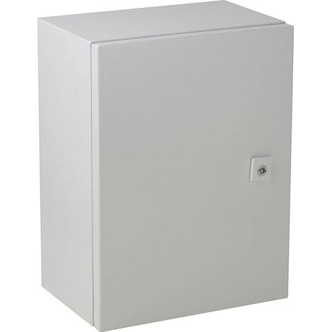 TRU COMPONENTS TC-S403020 Quadro elettrico 300 x 400 x 200 Lamiera d'acciaio Grigio luminescente 1 pz.