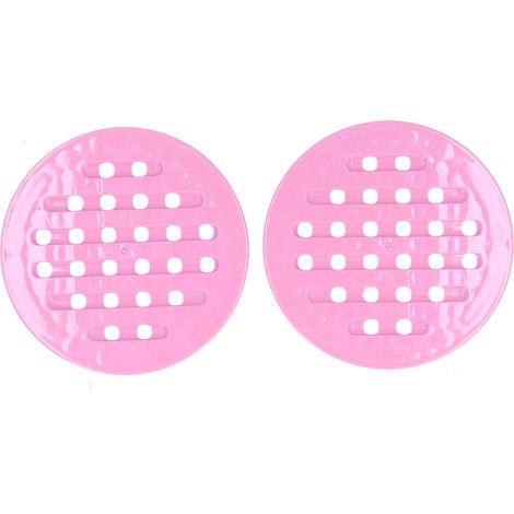 2-teiliges hitzebeständiges, rutschfestes Platzset für Schüsseln, Teller und Töpfe – Rosa (1/5)