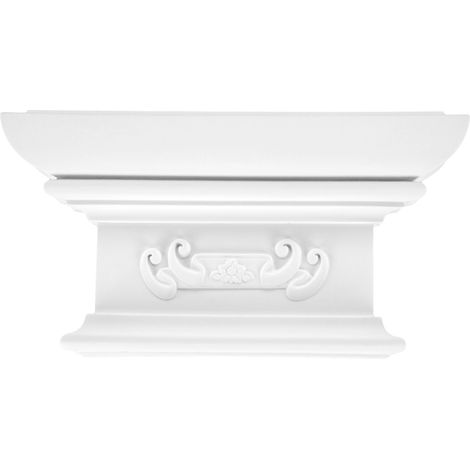 Pilaster 197x20mm Wandreliefe Stuckdekor aus PU - stoßfest Grand Decor PL276: Kapitell