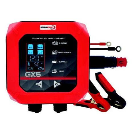 Cargador de batería GX15 - 12 V / 24 V - 15 A METALWORKS