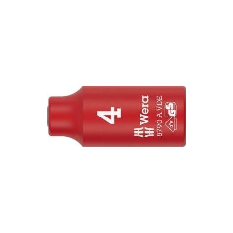 Llave  de  vaso  8790  A  VDE  1/4  pulgadas  SW  4mm  L.41mm  WERA (1/5)