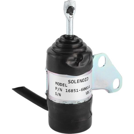Électrovanne d'arrêt de carburant 1,25 po, joint en caoutchouc pour véhicule 16851-60014, compatible avec tondeuse Kubota RTV RTV900 (1/5)