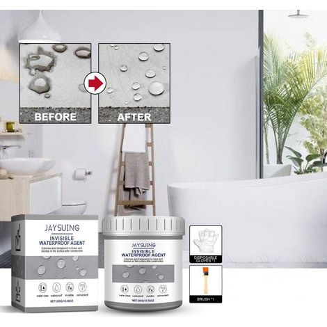 Multi-functional waterproof sealant for bathroom pipes, glass doors and windows, and tiles - 300g + brush + 2 disposable gloves (1/5)