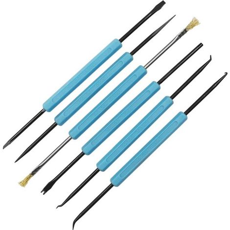Sale of 6 pieces/sets of auxiliary soldering tools, accessories for soldering printed circuit boards and repair equipment. (1/4)
