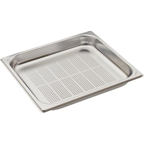 Bac inox perforé GN 2/3 profondeur 40mm - Gastro M
