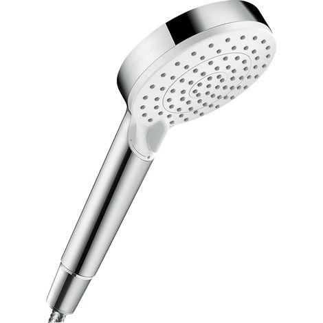 Hansgrohe – Pommeau de douche Crometta Vario – Jet pluie et massant – Système anti-calcaire – Débit 14 l/min sous 3 bar – 26330400