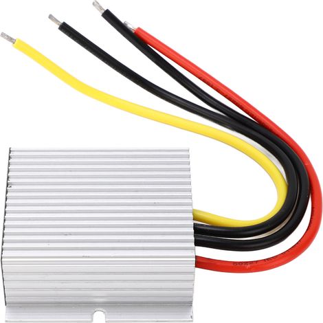 Régulateur de tension DC-DC étanche 12V/24V (9-36V) vers 12V/5A, module convertisseur en aluminium résistant à l'eau, boîtier D50H, modèle fournisseur C9361205D50H (1/5)