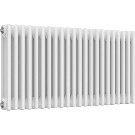 Reina Colona 3 Column Horizontal Radiator 500mm H x 1010mm W - White