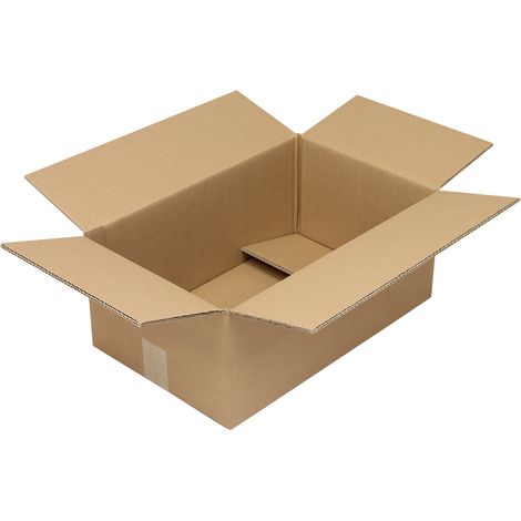 Faltkarton 2-wellig Maße 450x280x180mm Qualität 2.30BC braun braun (1/2)