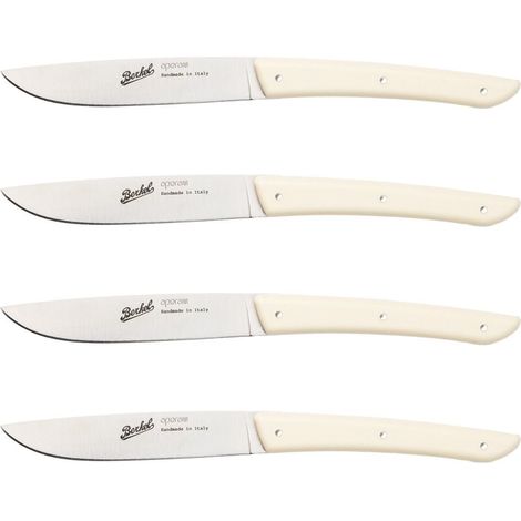 Berkel Juego de 4 cuchillos para carne color crema (1/4)