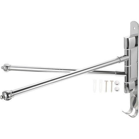 Porte-serviettes mural acier inoxydable pour salle de bain (1/5)