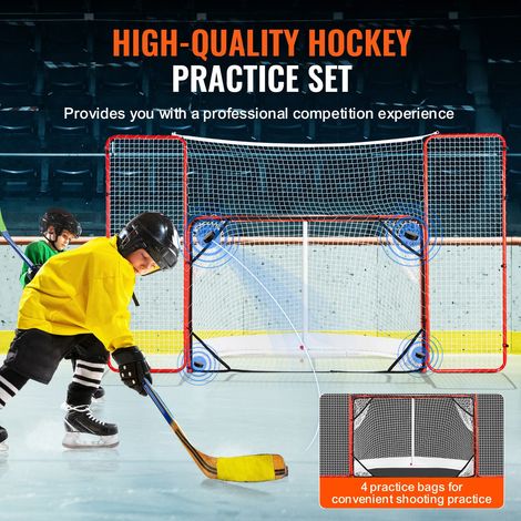 But de Hockey avec Pare-Ballons et Cibles Filet de Hockey 183 cm (1/5)