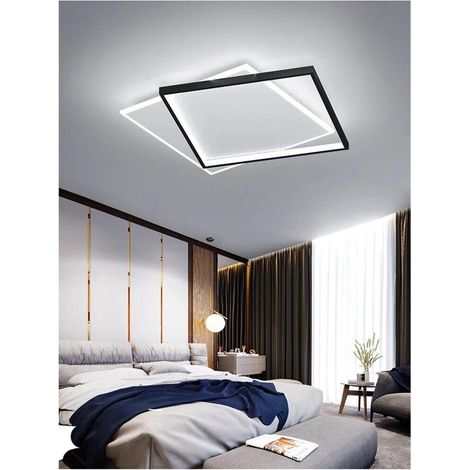 Plafoniera Led Luce Bianca Calda Naturale Lampada Quadrato Da Soffitto 36 Watt (1/4)