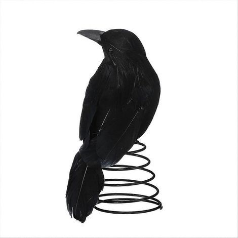 Corbeau d'Halloween, mini décorations effrayantes pour sapin d'Halloween, décorations miniatures pour sapin de Noël pour une fête (1/5)