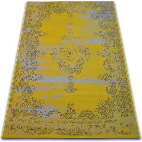 Carpet VINTAGE Rosette 22206/025 yellow yellow 80x150 cm
