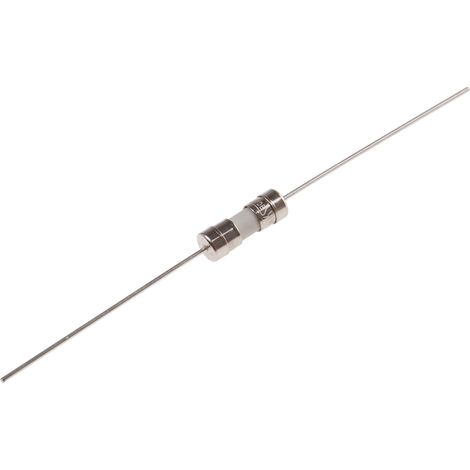 Rs Pro – Fusible non réarmable filaire 2A – Tension 250V c.a. – Céramique – Vitesse de fusion type T – Pour équipements électriques