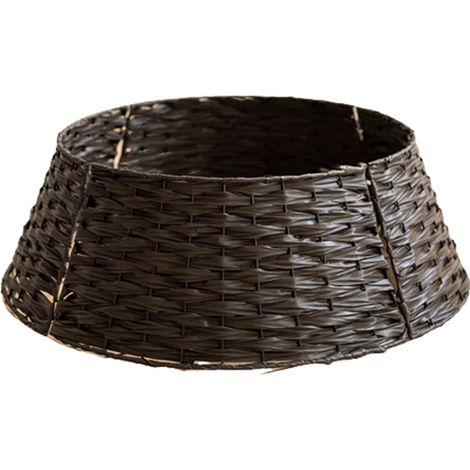 Arbre De Noël - Jupe En Panier Tissé - Pour Arbre Artificiel - Diamètre Supérieur 40 Ou 50 Cm - Hauteur 17 Ou 21 Cm - 1 Pièce (1/5)