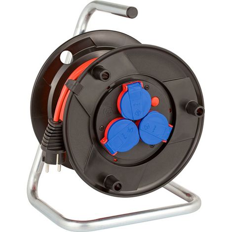 Brennenstuhl Outdoor-Kabeltrommel Garant 240 mit 20m Kabel in rot IP 44 (1/5)