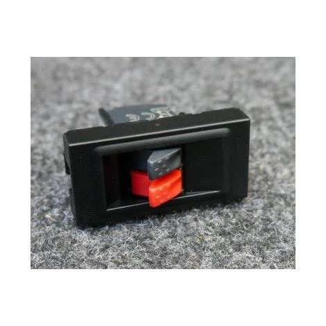 Prise haut-parleur Mosaic 1 module avec bornier 4mm² pour liaison audio stéréo de haut-parleur noir mat LEGRAND 079550L