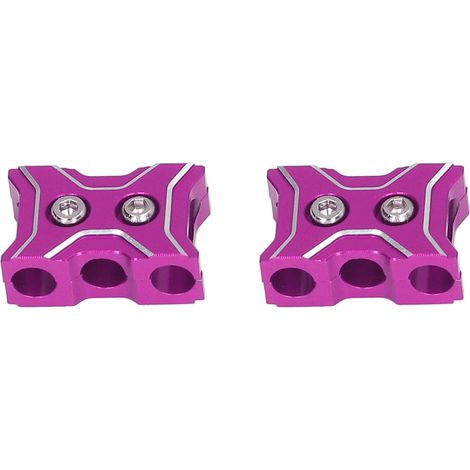 Lot de deux organisateurs de câbles pour voitures télécommandées, dotés de clips de câbles délicats et légers en alliage d'aluminium, adaptés aux moteurs, aux batteries et aux contrôleurs, de couleur  (1/5)