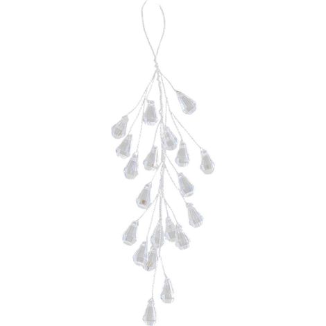 Transparente Acryl-Schneeflocken-Eiszapfen-Ornamente, Weihnachtsbaumschmuck zum Aufhängen, für Kaminsimse, Hochzeitskulissen, mehrfarbig (1/5)