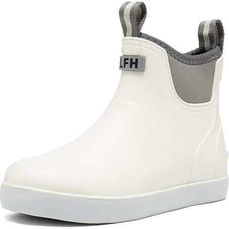 Bottines Caoutchouc Femme, Impermeable Antidérapant Légères Jardinage Chaussures (1/5)