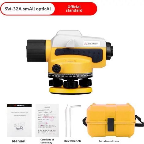 Irovami Niveau Sndway Shendawei SW-32A/32B - Mesure technique - Niveau optique automatique 32X pour levés et essais extérieurs (SW-32A) (1/5)