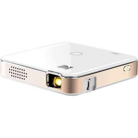Proyector inalámbrico portátil Kodak Luma 150, 60 lúmenes ANSI, blanco