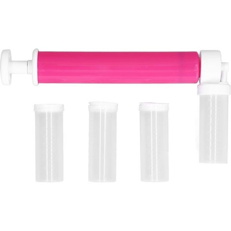 Aérographe à Gâteau Manuel Professionnel: Kit de Décoration et de Couleur pour la Cuisson DIY, Outil de Pâtisserie à Pompe de Pulvérisation en Plastique Anti-Fuite (Rose Rouge) (1/5)