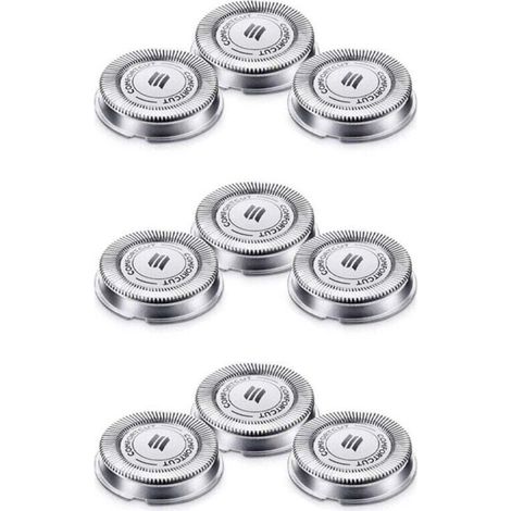 Tête De Rechange Pour Rasoir SH30 9 Pièces Compatible Série 1000 2000 3000 (1/4)