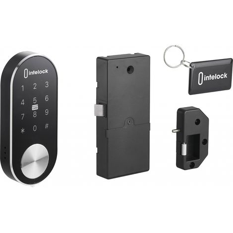 Thirard – Serrure électronique pour casiers – Ouverture par RFID, code, Bluetooth, Wifi – Autonomie 10 000 opérations – Économiseur d'énergie intégré (1/3)