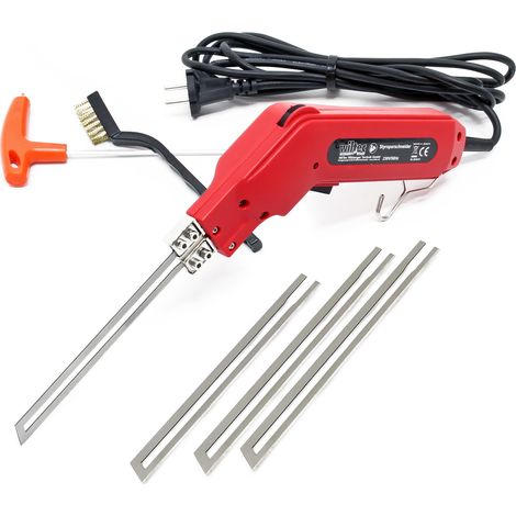 Taglierina per polistirolo 150W fino a 600°C Riscaldamento rapido Cutter con 4 lame 150/200mm