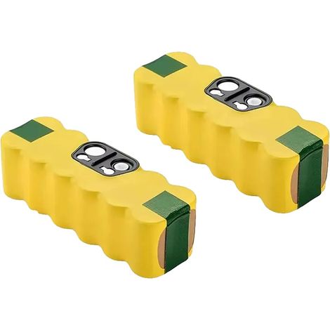Batterie Roomba, Ni-MH, 14.4V 9800mAh, 9800MAH-2PCS (1/2)