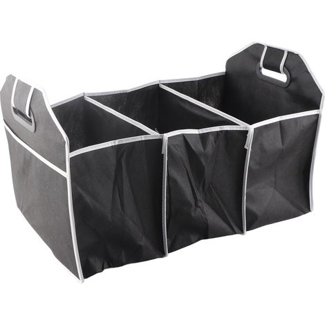 Faltbarer Kofferraum-Organizer, Kofferraumtasche mit verstärkten Griffen, Staufächer fürs Auto, faltbar und robust (1/5)