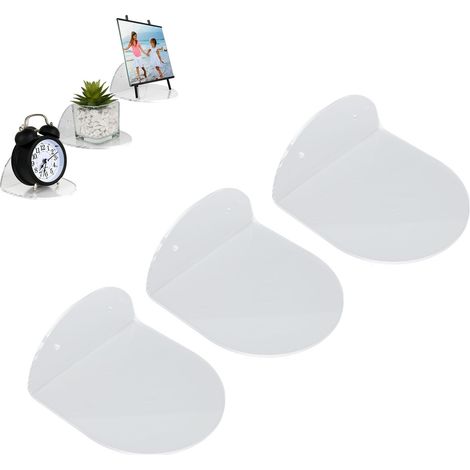 Transparente Wandhalterung für Smart Speaker, Babyphone und kleinen Wecker. (1/5)