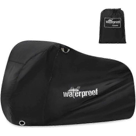 Housse pour 1 ou 2 vélos, imperméable 210T, protection extérieure contre la pluie, le soleil, les UV, la poussière et le vent.-AquaForge (1/5)