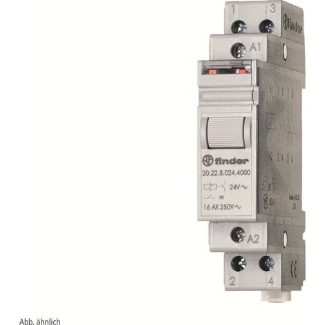 Finder Stromstoßschal.f.DIN-Schie 2S 230VAC 16A 20.22.8.230.4000