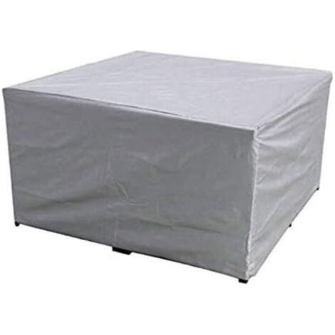 Housse de protection etanche pour meuble salon de jardin rectangulaire (150 x 150 x 75 cm) (1/5)