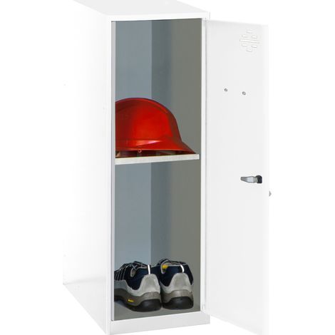 Simonrack Cassettiera bianca con serratura e porta-etichetta